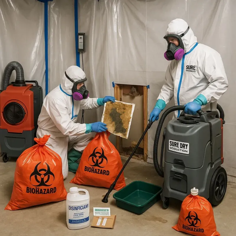 Contaminated Water Handling Protocols process in Plano, IL
